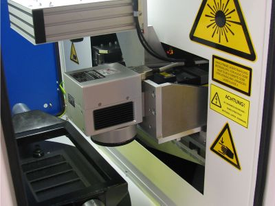Laser marking unit